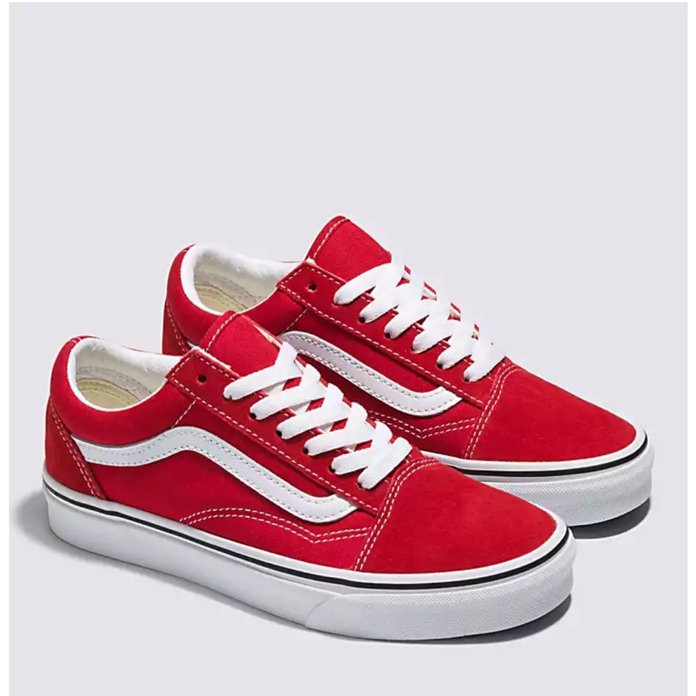 Vans Old Skool Shoe Racing Red/True White